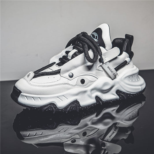 Men's Cross-tied White Casual Shoes Glamour Gale