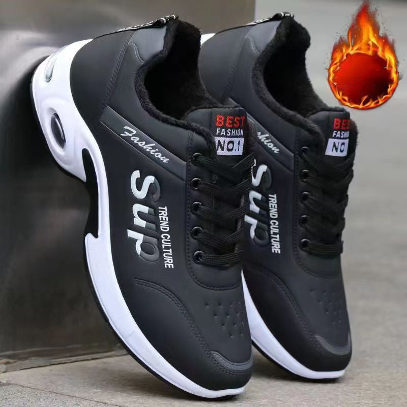 Mesh Slip On Air Cushion Shoes For Men Outdoor Breathable Lace-up Sneakers Csual Lightweight Running Sports Shoes Glamour Gale