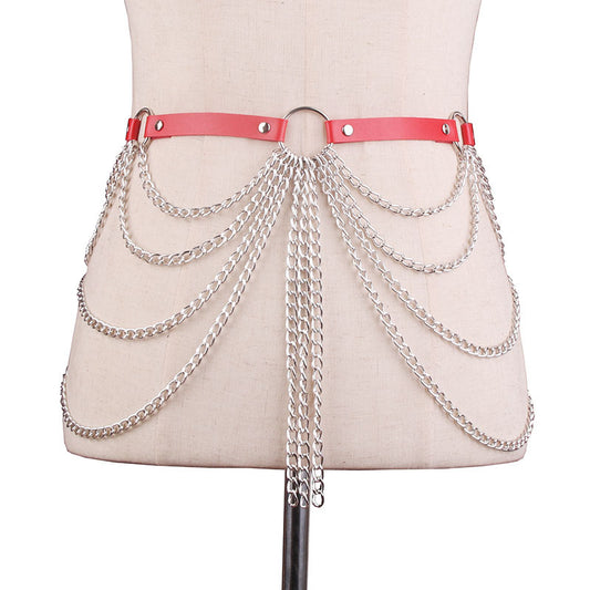 European And American PU Decoration Belt Multi-layer