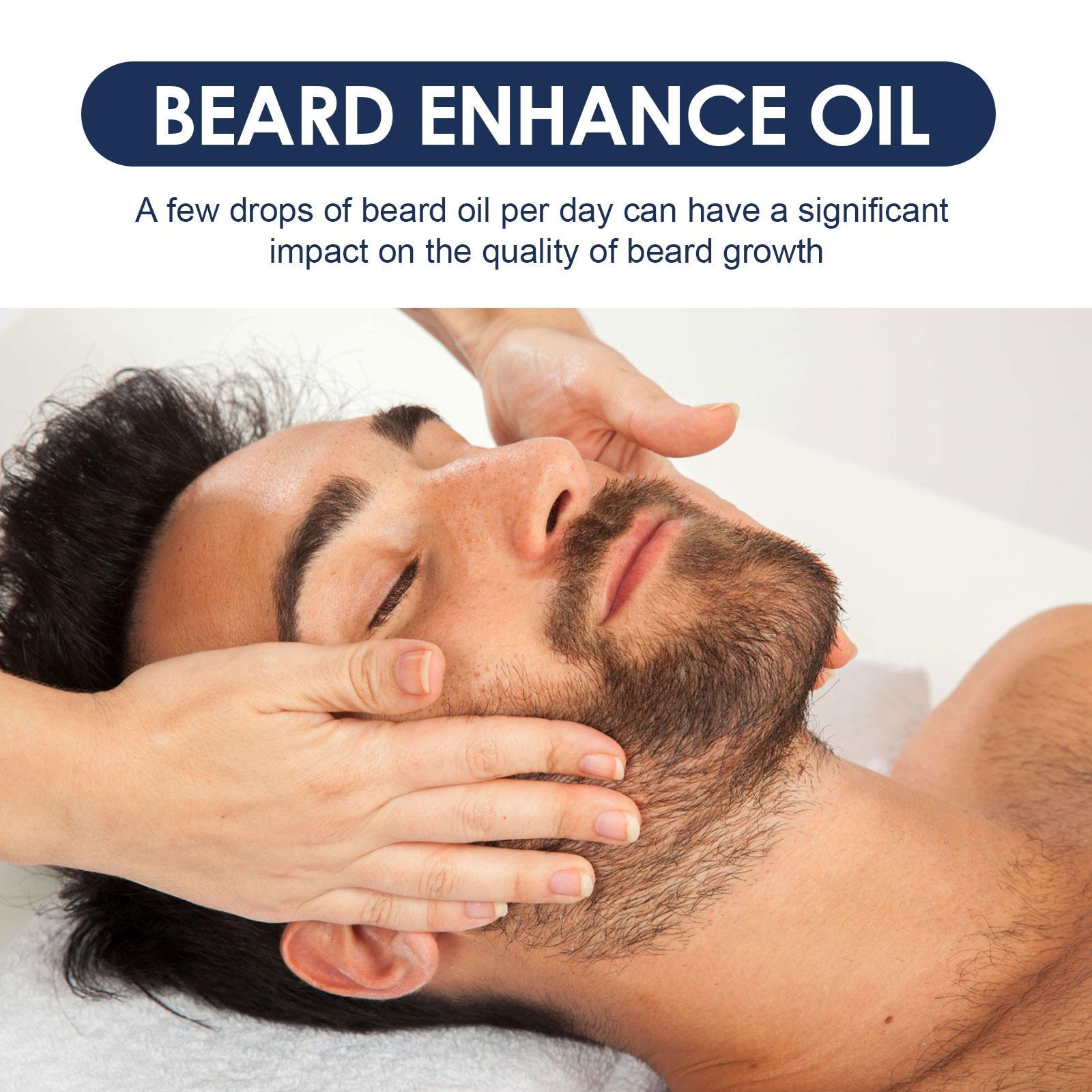 EELHOE Beard Care Oil - Strengthen And Nourish Beard Roots  Moisturizing And Shine-Enhancing Beard Growth Serum For Men Hair Care Hydrating - Glamour Gale beard growth serum