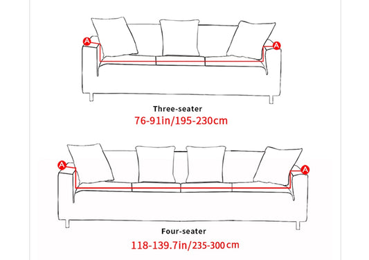 Single double triple four seater sofa cover
