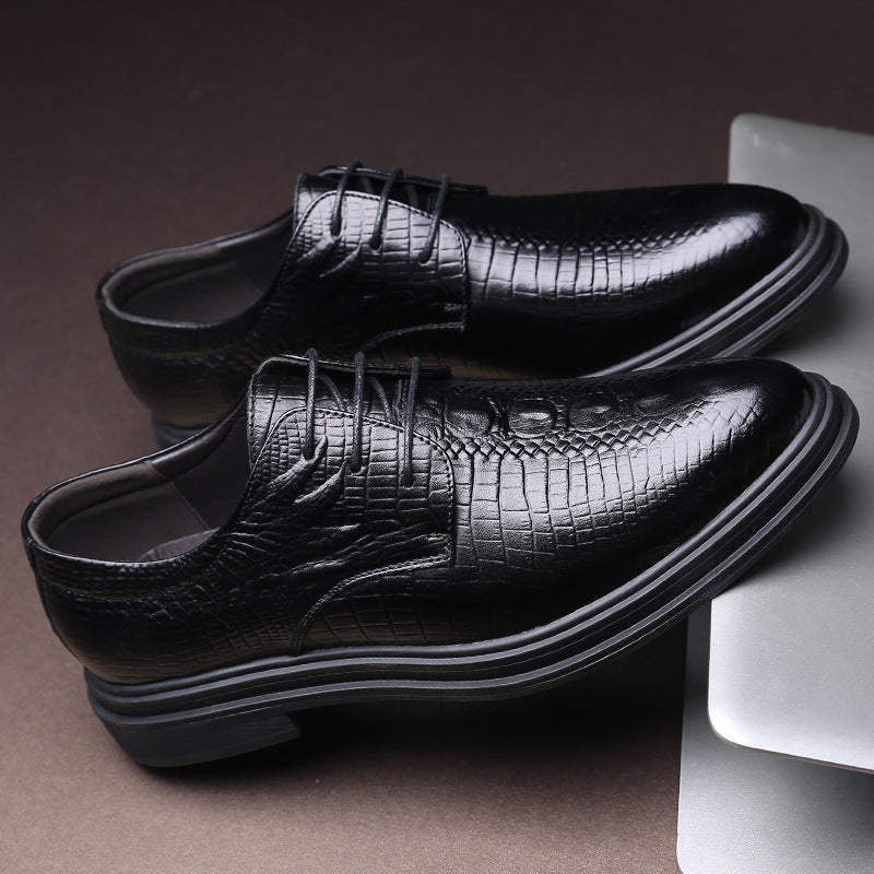 Formal Business Lace Up Men's Low Top Leather Shoes