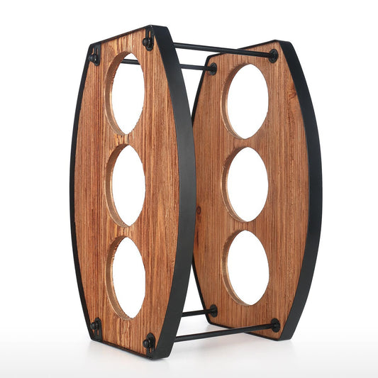Metal Decoration Crafts Detachable Three-Hole Wine Rack Wrought Iron Wine Rack Glamour Gale