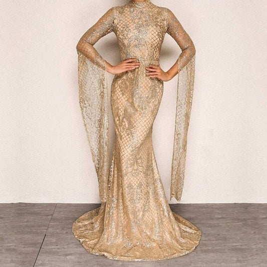 New Ladies Hot Silver Party Evening Dress - Glamour Gale