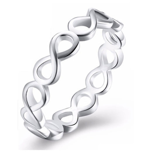 Simple Personality Hollow Out 8-word Ring