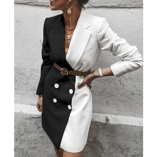 Mid-length contrast blazer Glamour Gale