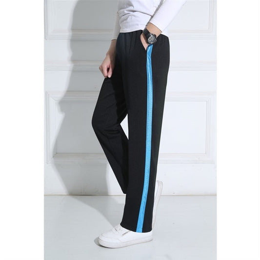 Pure Black Loose Sweatpants Black Pants Glamour Gale