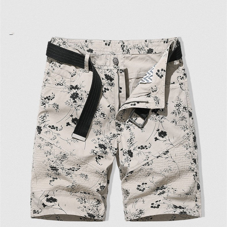 Men's Casual Floral Print Casual Jumpsuit