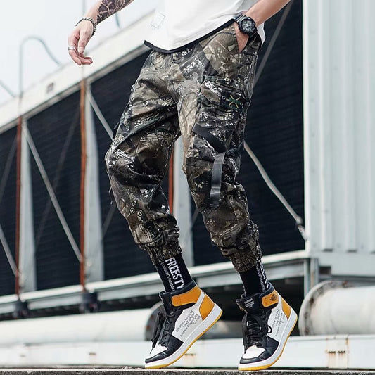 Men's Camouflage Cargo Pants Loose Harem Pants Glamour Gale