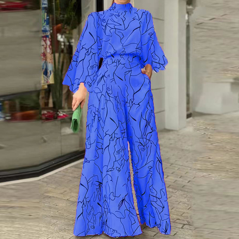 Elegant Striped New Print Jumpsuit For Women