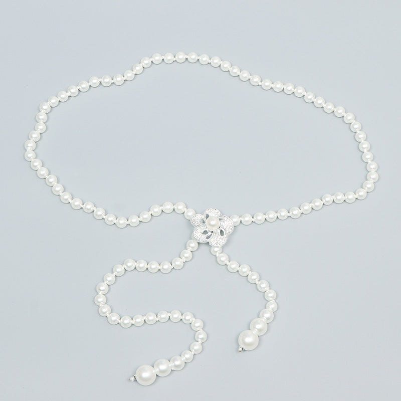 Pearl Waist Chain Female Ornament Belt Glamour Gale