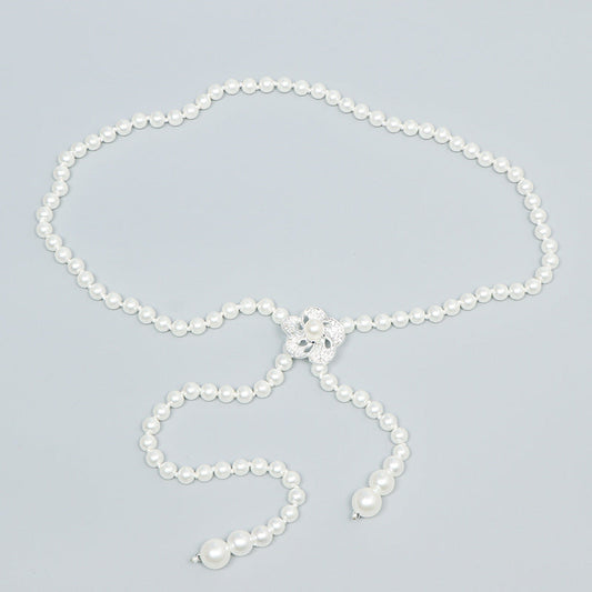 Pearl Waist Chain Female Ornament Belt Glamour Gale