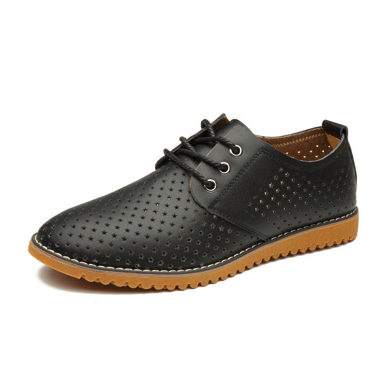Men's Casual Leather Shoes Large Size Genuine Leather Shoes