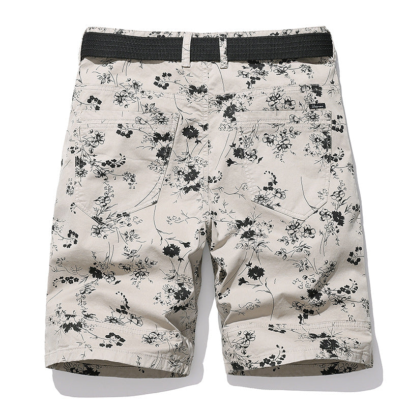 Men's Casual Floral Print Casual Jumpsuit