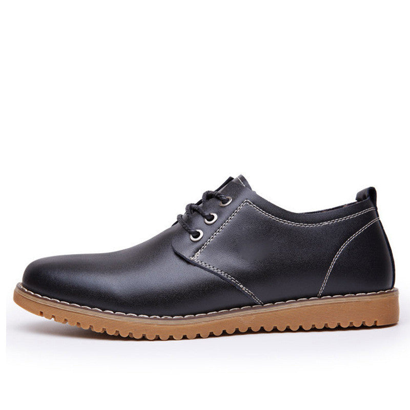 Men's Casual Leather Shoes Large Size Genuine Leather Shoes