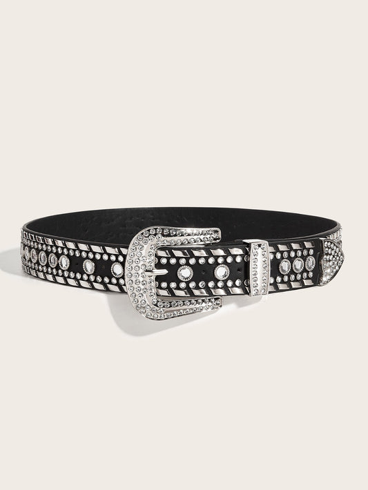 Punk Rhinestone Rivet Y2g Fashion Belt Glamour Gale