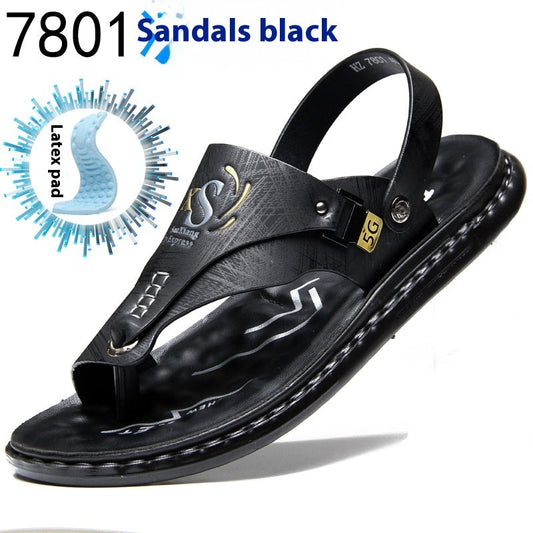 Men's Fashion Latex Soft Bottom Flip Sandals Glamour Gale
