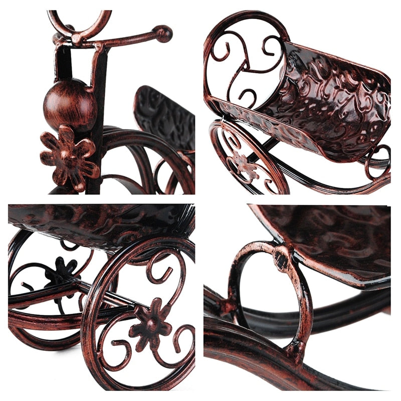 Wine Bottle Holders or Wall Mounted Wine Racks Dispenser Wine Bar Optical Metal bicycles