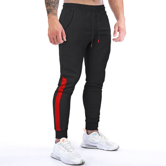 Men's Color-blocking Casual Pants And Leggings Glamour Gale