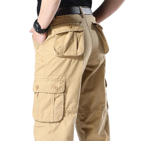 Men's Fashion Casual Multi-pocket Loose Wear-resistant Work Pants