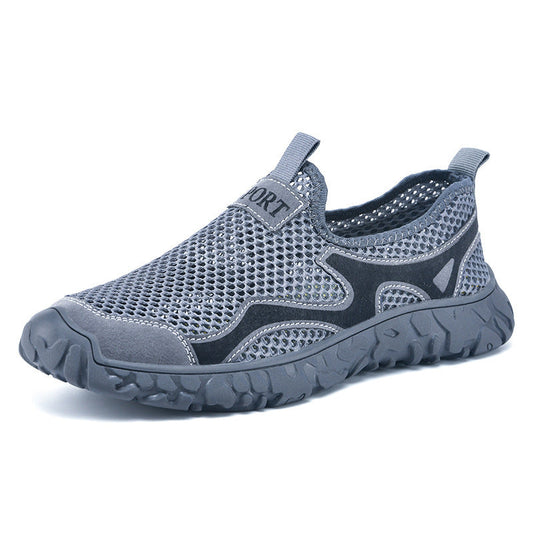 Outdoor Men's Hollow-out Breathable Mesh Shoes Glamour Gale