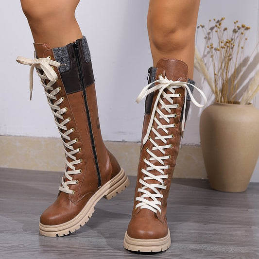 Female Plus Size Slimming High Boots