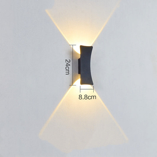 Outdoor Wall Lamp Waterproof Villa Garden Lamp Outdoor Aisle Light Glamour Gale