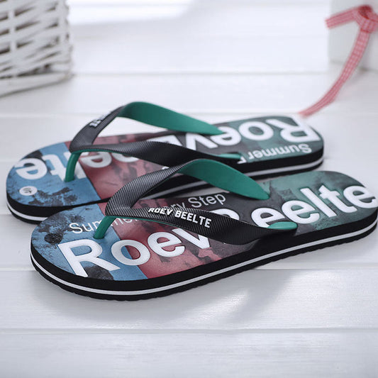 Men's Flip Flops British Casual Slippers Glamour Gale