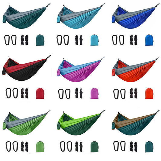 Parachute Cloth Hammock Double Camping Outdoor Hammock Glamour Gale