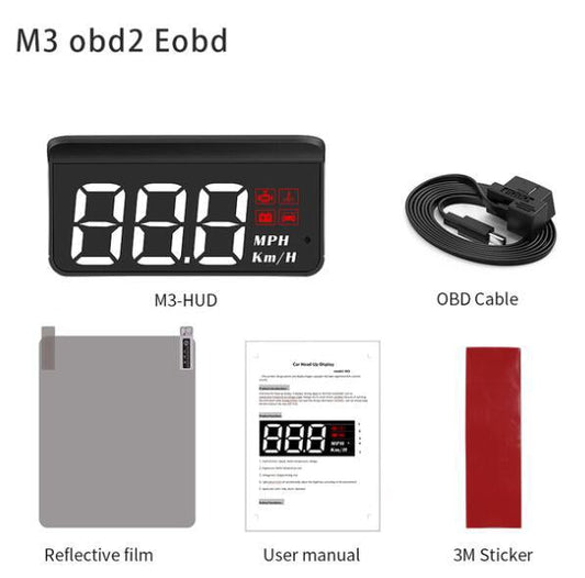 M3 Car OBD2 GPS Head-Up Display Car HUD Projector Display Glamour Gale