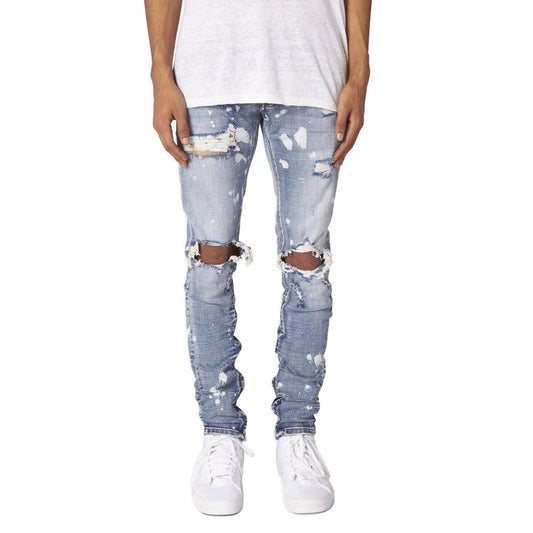 Ripped Men's Jeans Fashion Slim Stretch Glamour Gale