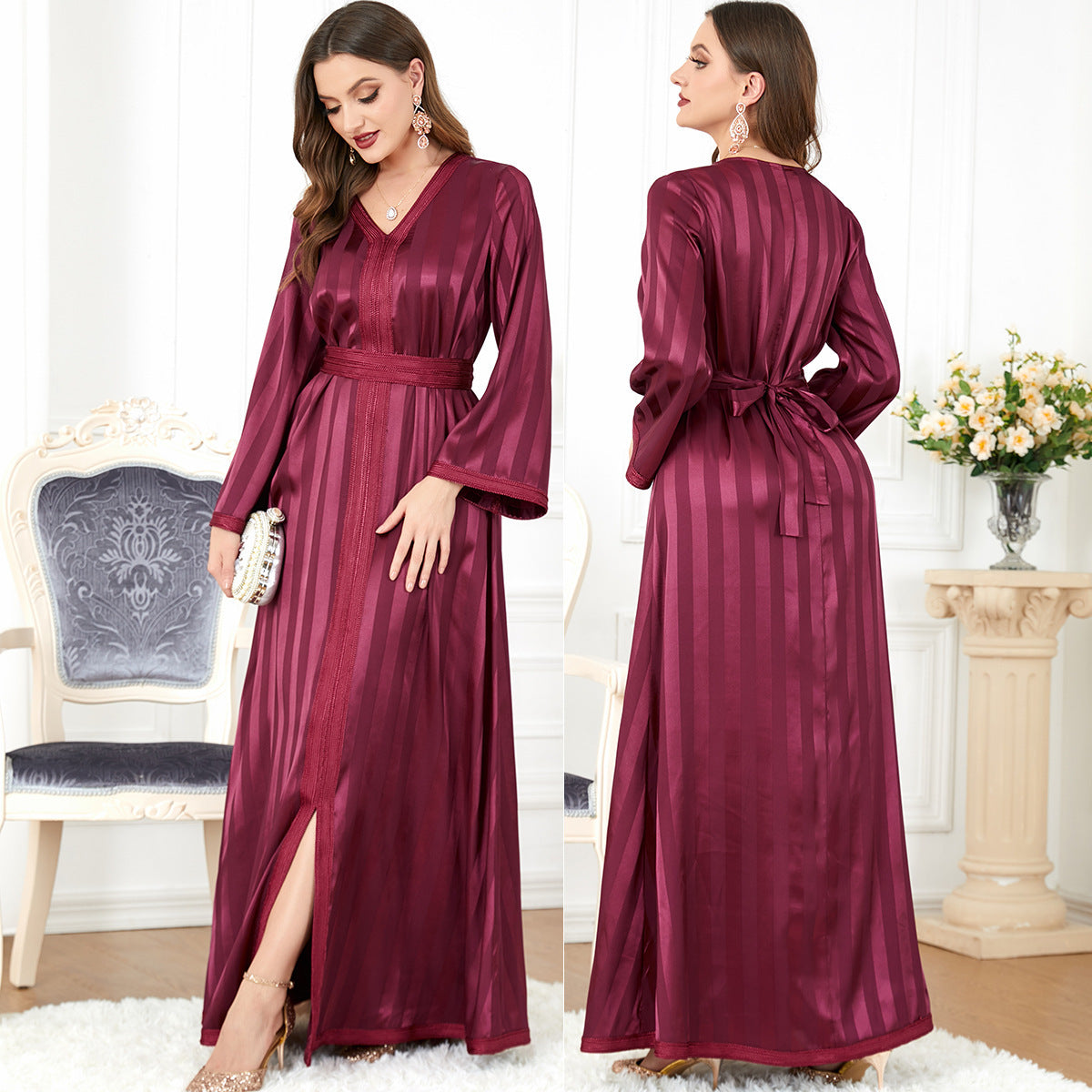 Long Sleeved European And American Dress For Women Glamour Gale