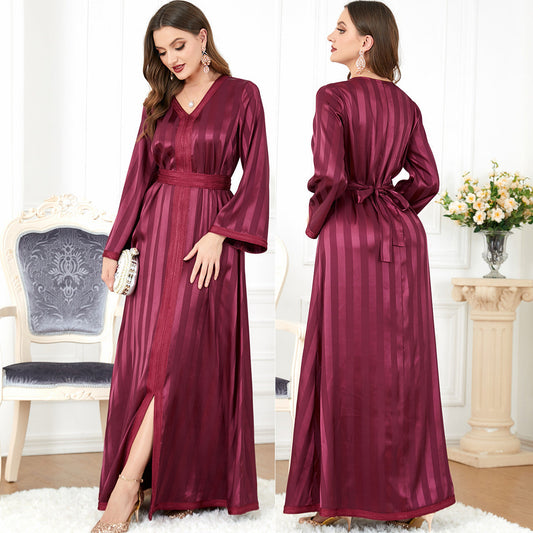 Long Sleeved European And American Dress For Women Glamour Gale
