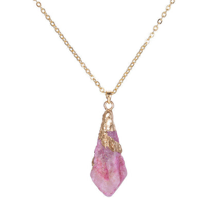 Natural Stone Pendant Irregular Crystal Glamour Gale