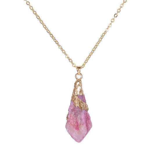 Natural Stone Pendant Irregular Crystal Glamour Gale
