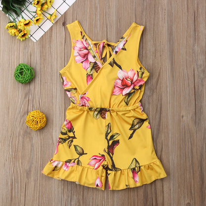 Summer Girls baby girl Floral Outfits Clothes - Glamour Gale