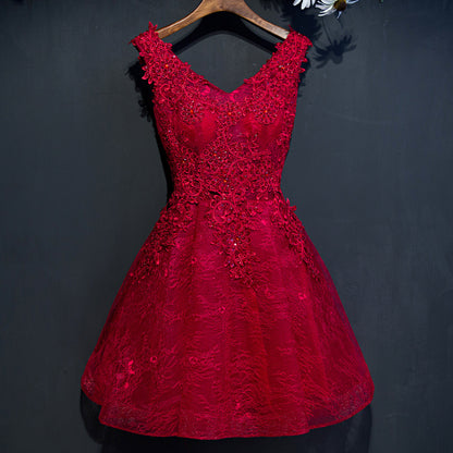 Short wedding evening dress
