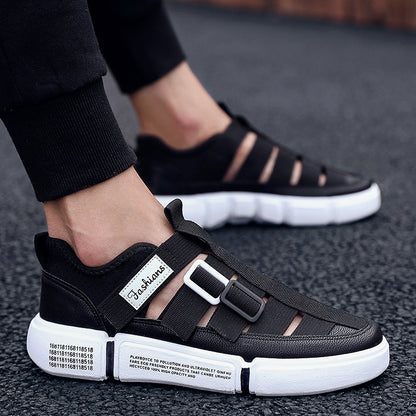 Hollow Out Sports Leisure Low - Help Lazy Men Board Shoes