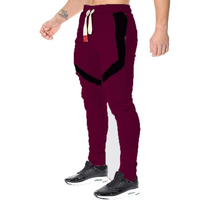Men's Fashion Contrasting Color Stitching Pants