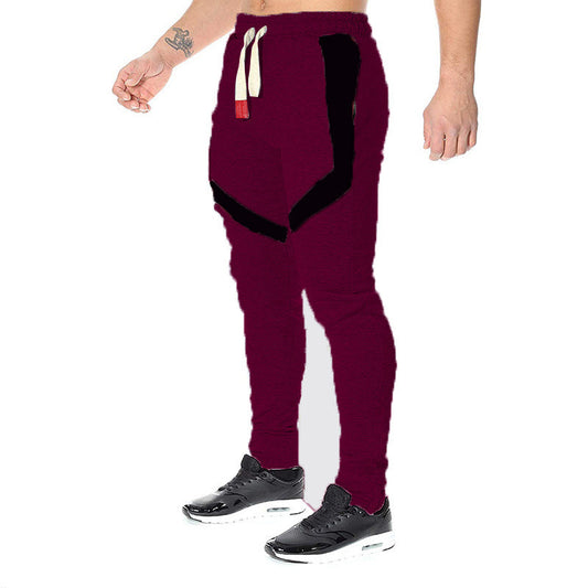 Men's Fashion Contrasting Color Stitching Pants