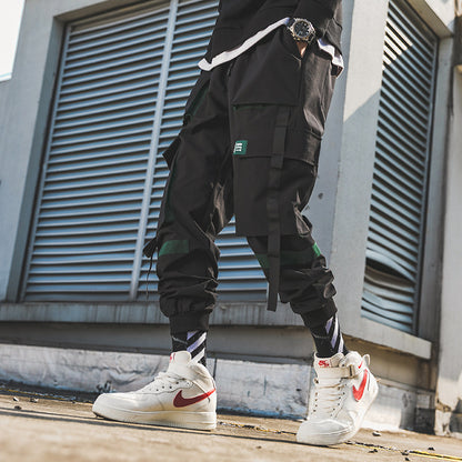 Overalls Men's Trendy Brand Multi-pocket