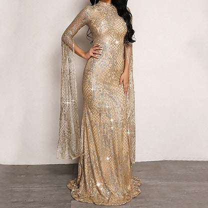 New Ladies Hot Silver Party Evening Dress - Glamour Gale