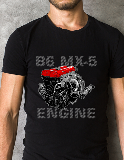 Custom Printed Shirts: B6 MX-5 Engine