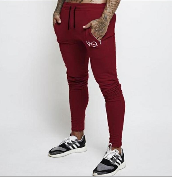 Trend men's large size tight-fitting casual sweatpants