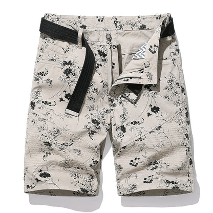 Men's Casual Floral Print Casual Jumpsuit