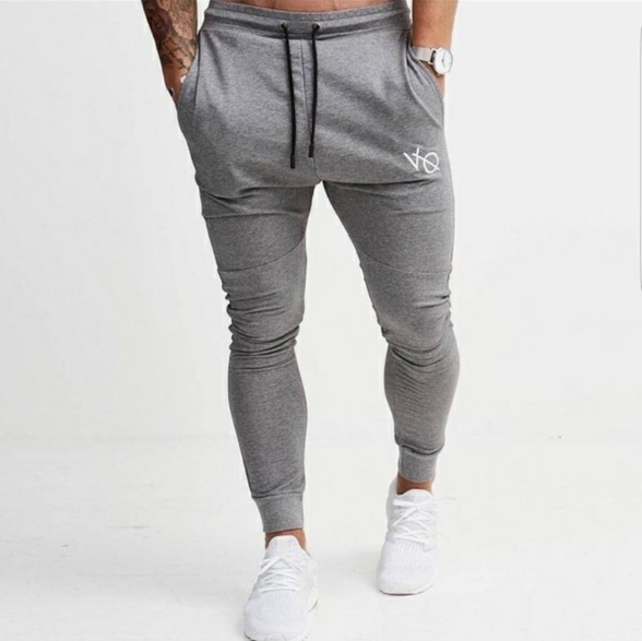 Trend men's large size tight-fitting casual sweatpants