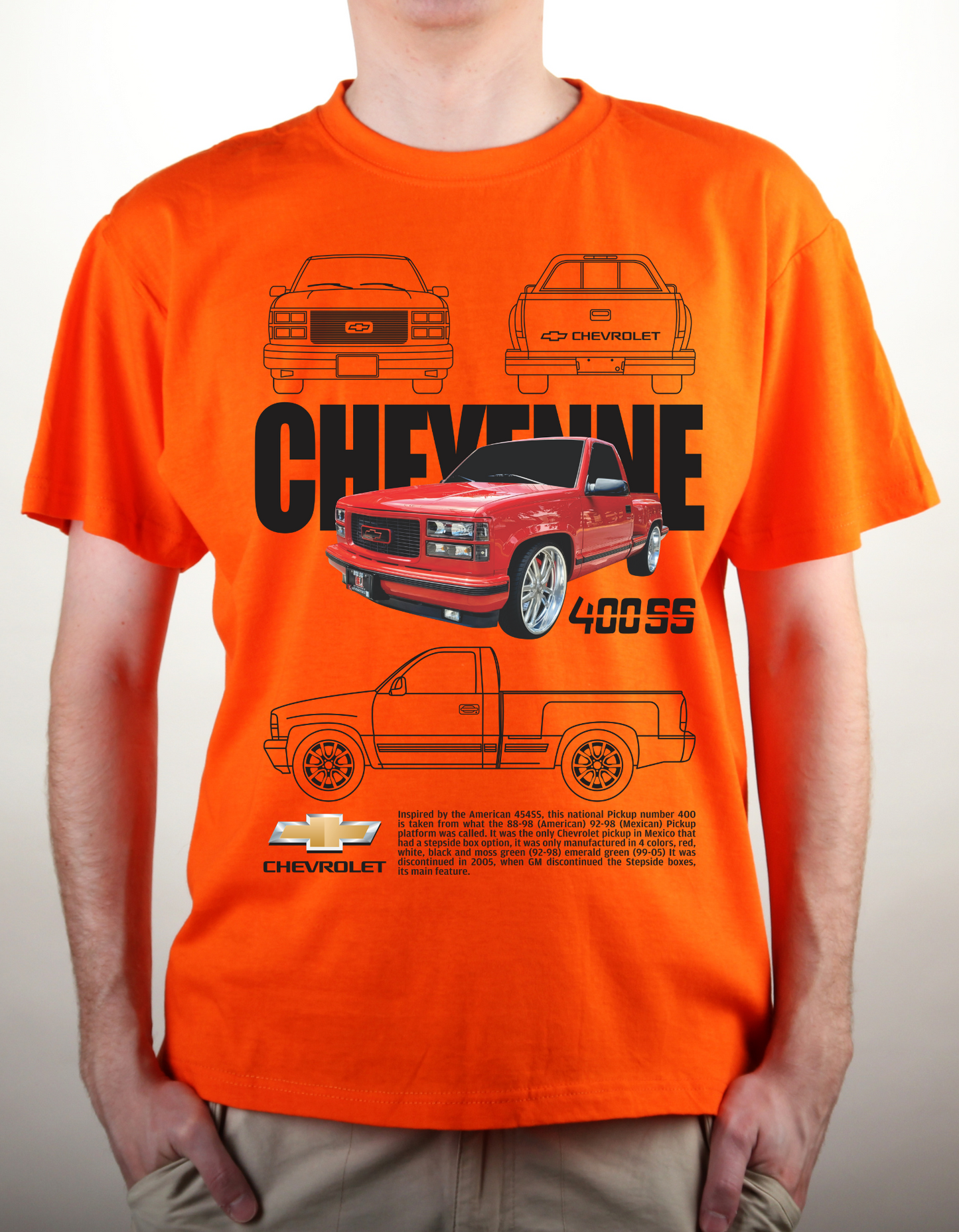 Custom Printed Shirts: Chevrolet Cheyenne 400SS