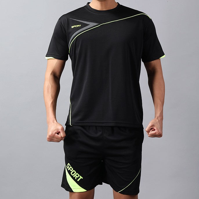 Casual Half Sleeve T-shirt Three-piece Sportswear