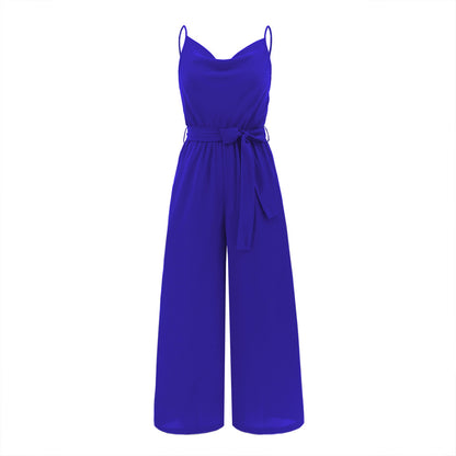 Women's Slim-fit Wide-leg Jumpsuit