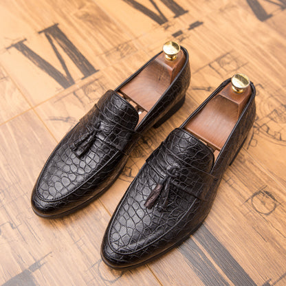 Nightclub Hair Stylist British Men's Pointed Shoes